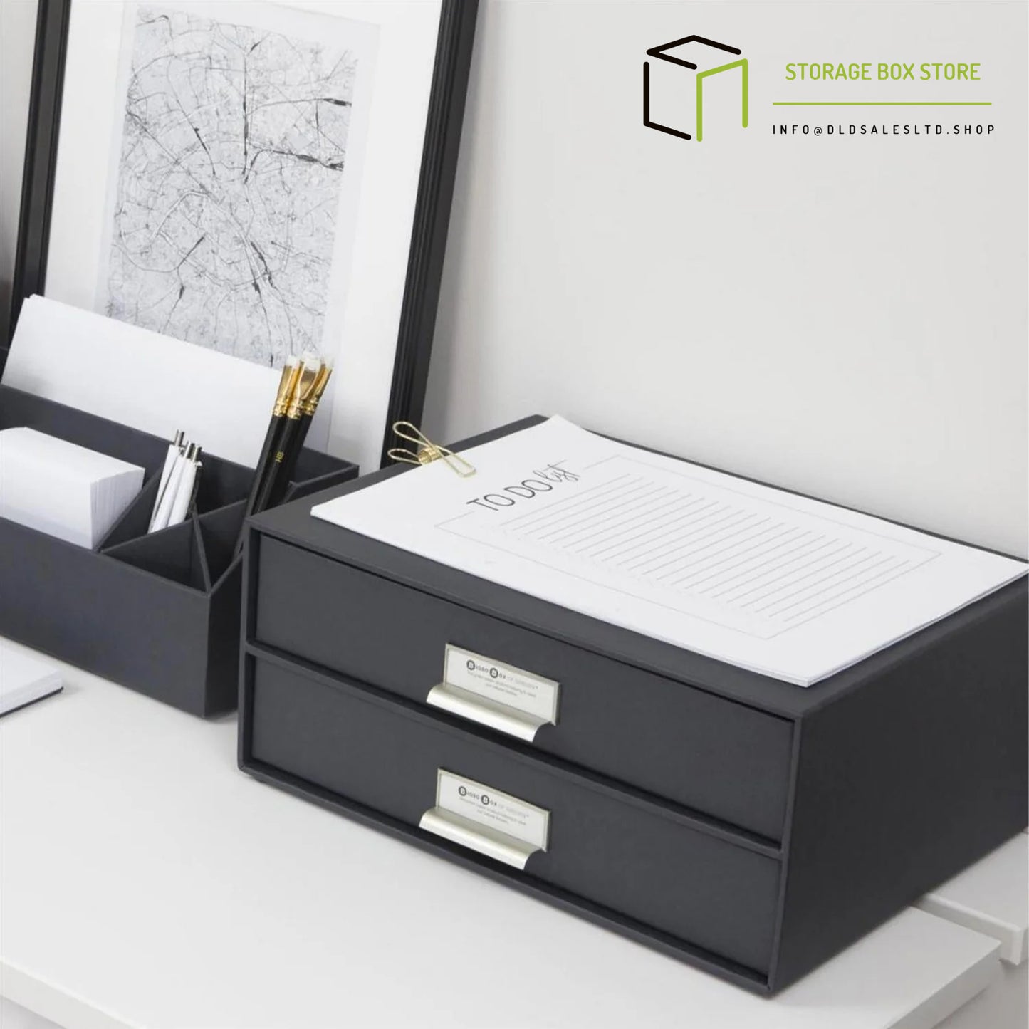 Bigso Box  A4 Fibreboard Storage Drawers