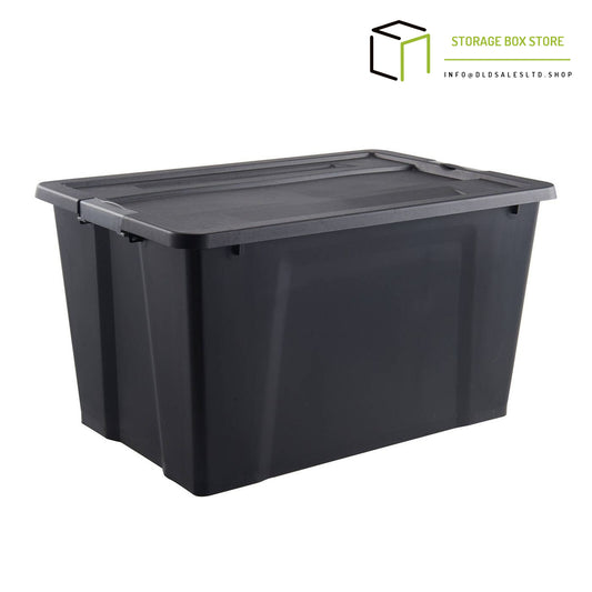 All Set 50L Black Storage Container Without Wheels