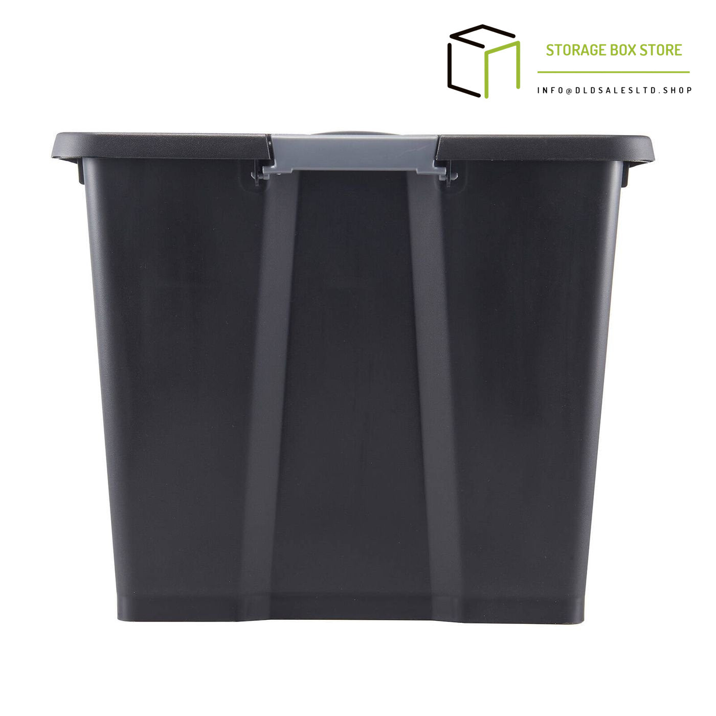 All Set 50L Black Storage Container Without Wheels
